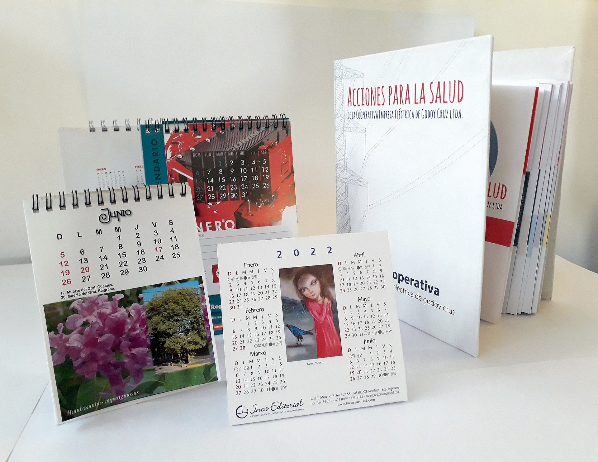 Carpetas de fascículos, calendarios